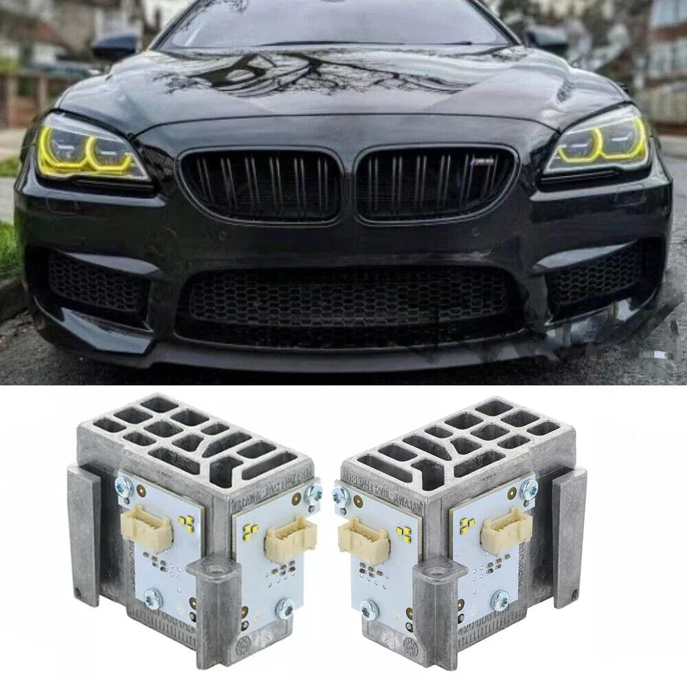 2013-2019 BMW 6-Series/M6 CSL Style Headlights Yellow DRL Modules | F06/F12/F13 DRL Modules